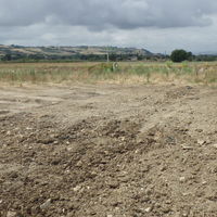 L'area di scavo dopo la chiusura